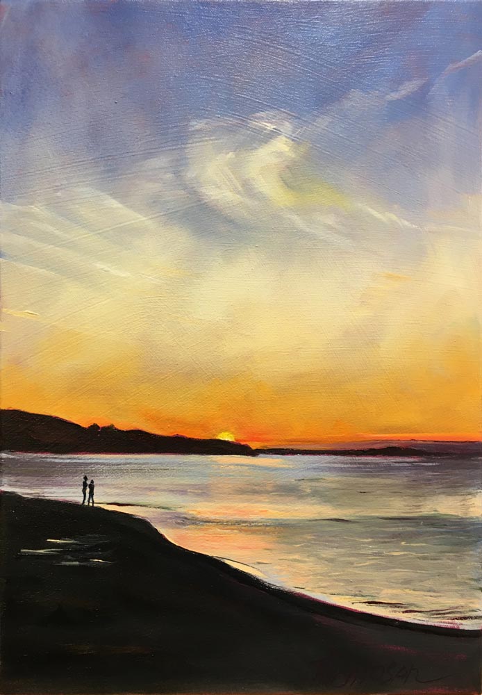 Bar Harbor Sunset V by Stuart Thompson